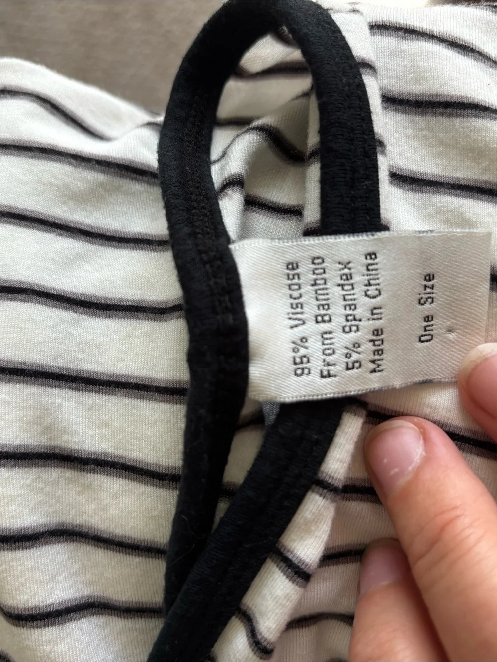 Retired Kickee Pants Neutral Parisian Stripe white Black Swaddle baby Blanket